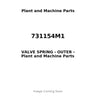 731154M1 - VALVE SPRING - OUTER