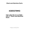 4305579M3 - TOP LINK PIN 25 X 97MM - CAT.2