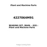 4227064M91 - BEARING SET, MAIN - .020