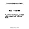 4224960M1 - ALUMINIUM GASKET, WATER PUMP