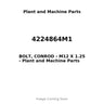 4224864M1 - BOLT, CONROD - M12 X 1.25