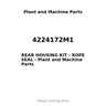 4224172M1 - REAR HOUSING KIT - ROPE SEAL
