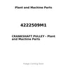 4222509M1 - CRANKSHAFT PULLEY