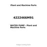 4222466M91 - WATER PUMP