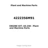 4222356M91 - ENGINE KIT: A4.248