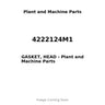4222124M1 - GASKET, HEAD