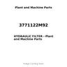 3771122M92 - HYDRAULIC FILTER