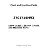 3701714M93 - STOP CABLE 1293MM