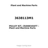 3638113M1 - PULLEY KIT, CRANKSHAFT