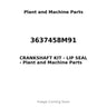 3637458M91 - CRANKSHAFT KIT - LIP SEAL