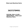 3637279M91 - PISTON, PIN & CLIPS - INDUSTRIAL