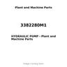 3382280M1 - HYDRAULIC PUMP