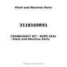 3118169R91 - CRANKSHAFT KIT - ROPE SEAL