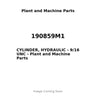 190859M1 - CYLINDER, HYDRAULIC - 9/16 UNC