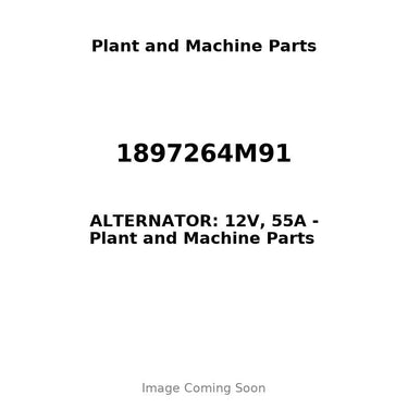 1897264M91 - ALTERNATOR: 12V, 55A