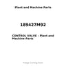 189427M92 - CONTROL VALVE