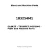 183254M1 - GASKET - TRUMPET HOUSING