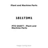 181173M1 - PTO SHAFT