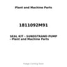 1811092M91 - SEAL KIT - SUNDSTRAND PUMP