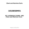 1810858M91 - KIT, HYDRAULIC PUMP - MKI