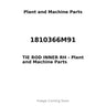 1810366M91 - TIE ROD INNER RH