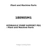 180905M1 - HYDRAULIC PUMP SUPPORT PEG