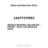1447727M91 - NEEDLE BEARING, BALANCER - FRONT