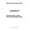 11010117 - PISTON, PIN & CLIPS