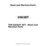 106387 - TOP GASKET SET