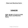 104628 - SEAL 46.60 X 73.10 X 13.00 MM