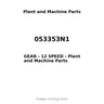 053353N1 - GEAR - 12 SPEED