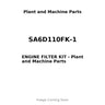 SA6D110FK-1 - ENGINE FILTER KIT