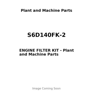 S6D140FK-2 - ENGINE FILTER KIT