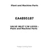 EA4895187 - VALVE INLET C/W LOCKS