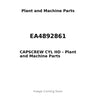 EA4892861 - CAPSCREW CYL HD