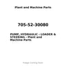 705-52-30080 - PUMP, HYDRAULIC - LOADER & STEERING