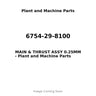 6754-29-8100 - MAIN & THRUST ASSY 0.25MM
