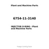 6754-11-3140 - INJECTOR O-RING
