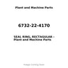 6732-22-4170 - SEAL RING, RECTAGULAR