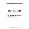 6731-51-1111 - OIL PUMP