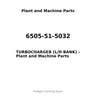 6505-51-5032 - TURBOCHARGER (L/H BANK)