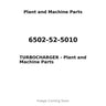 6502-52-5010 - TURBOCHARGER