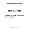6502-51-5030 - TURBOCHARGER