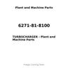 6271-81-8100 - TURBOCHARGER