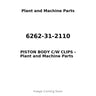 6262-31-2110 - PISTON BODY C/W CLIPS
