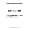 6252-31-1010 - CRANKSHAFT ASSY