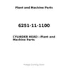 6251-11-1100 - CYLINDER HEAD
