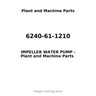 6240-61-1210 - IMPELLER WATER PUMP