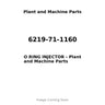 6219-71-1160 - O RING INJECTOR