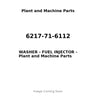 6217-71-6112 - WASHER - FUEL INJECTOR